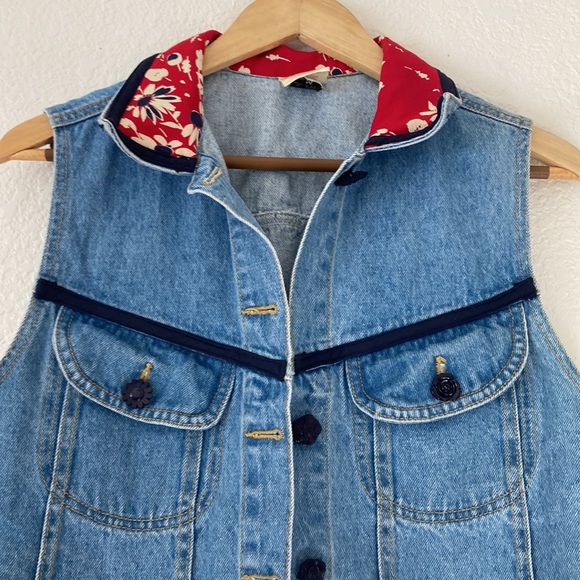 Romeo Romeo Vintage Denim Vest.  Size Medium. - Picture 4 of 8